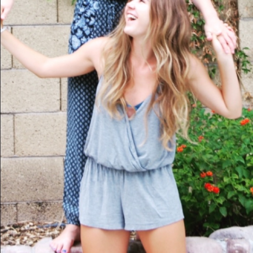 Gray Boutique Romper